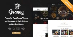 Granny - Elegant Restaurant & Cafe HTML Template