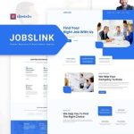 Jobslink – Human Resource & Recruitment Agency Elementor Template Kit
