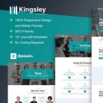Kingsley - Finance & Investment Elementor Template Kit