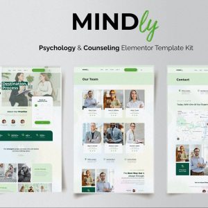 Mindary – Psychology & Counseling Elementor Template Kit