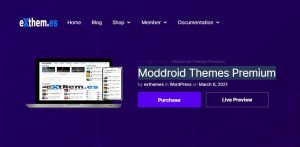 Moddroid - Android Download Theme For WordPress