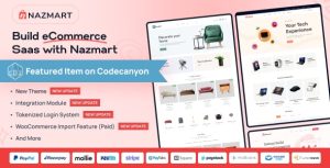 Nazmart - Multi-Tenancy eCommerce Platform (SAAS)