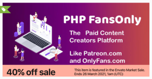PHP FansOnly Patrons - Paid Content Creators Platform