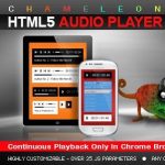 Chameleon HTML5 Audio Player With/Without Playlist