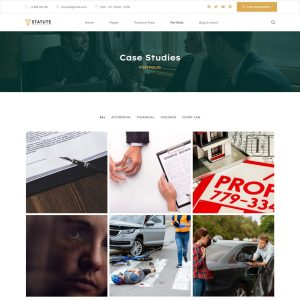 Statute - Law Firm, Lawyer & Attorney Elementor Template Kit