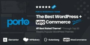 Porto Multipurpose and WooCommerce Theme WordPress Download