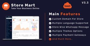StoreMart SaaS - Online Product Selling Business Builder SaaS StoreMart SaaS