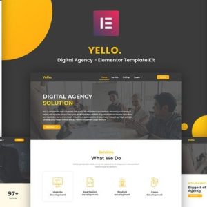 Yello - Digital Agency Elementor Template Kit