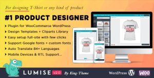 Lumise Product Designer | WooCommerce WordPress Nulled
