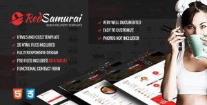 Red Samurai - HTML5 and CSS3 Responsive Template