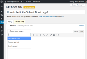 Catchers Helpdesk and Ticket System - WordPress plugin for customer support