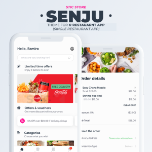 Senju Theme for Karenderia Single Restaurant App