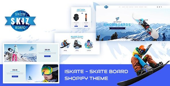Skiz - Sports, Ski Boards Shopify Theme