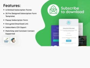 Subscribe to Download - An Advanced Subscription Plugin For WordPress