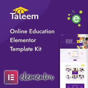 Taleem - Online Education Elementor Template Kit