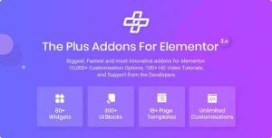 The Plus Addons for Elementor - Most Populars Addon For Elementors Nulled