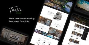 Thalia - Hotel and Resort Booking Bootstrap Template