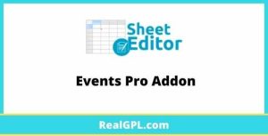 WP Sheet Editor Events Pro