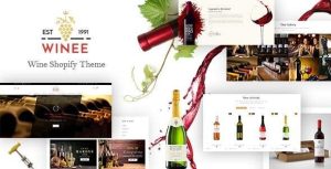 Winee - Wine, Winery Shopify Theme
