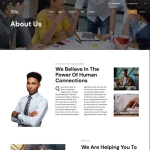 Zeal – Recruiting Agency & HR Consultant Elementor Template Kit