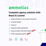 Ammelias - Laravel React Agency CMS