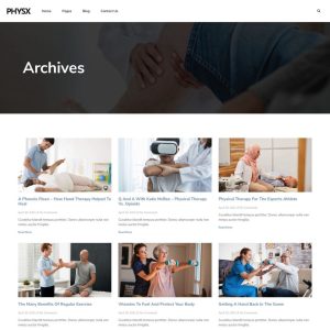Physx — Physiotherapy & Chiropractor Elementor Template Kit