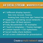 AX Social Stream - WordPress Plugin