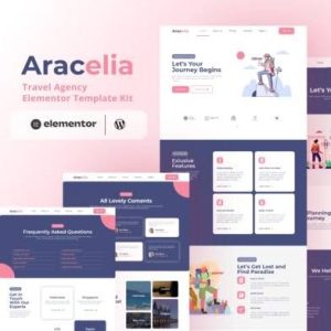 Aracelia - Travel Agency Elementor Template Kit