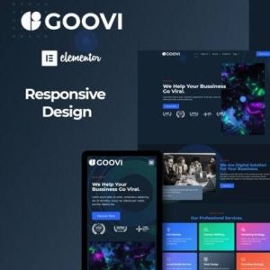 Goovi - Creative Agency & Digital Marketing Elementor Template Kits