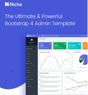 Niche - PowerfulBootstrap4 Dashboard and Admin Template