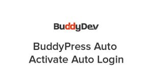 BuddyPress Auto Activate Autologin Redirect To Profile On Signup