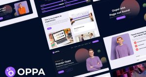 Oppa - Personal Portfolio Web Template