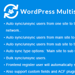 WordPress Multisite User Sync/Unsync Nulled