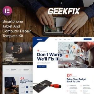 Geekfix — Smartphone, Tablet & Computer Repair Elementor Kit
