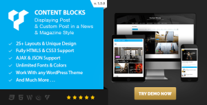 Content Blocks Layout For WPBakery Page Builder - News & Magazine Style