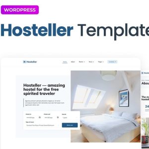 Hosteller – Hostel Booking Elementor Template Kit