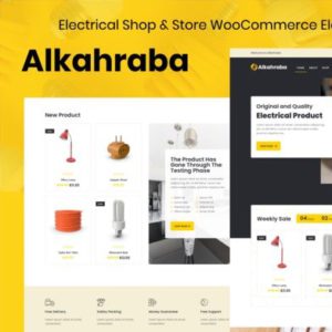 Alkahraba - Electrical Shop & WooCommerce Store Elementor Template Kit