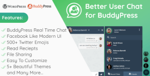 WordPress, BuddyPress Users Chat Plugin