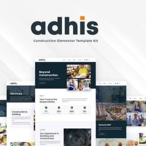 Adhis - Construction Elementor Template Kit