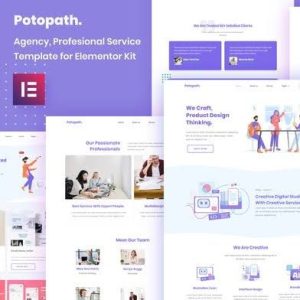 Potopath - Digital Agency Elementor Template Kit