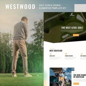 Westwood – Golf Club & Course Elementor Template Kit