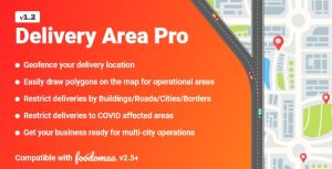 Delivery Area Pro Module for Foodomaa