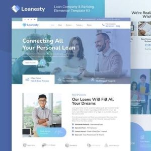 Loanesty – Loan Company & Banking Elementor Template Kit