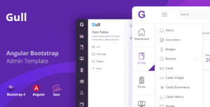 Gull - Angular 12+ Bootstrap Admin Dashboard Template