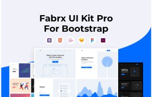 Fabrx UI Kit Pro For Bootstrap Latest