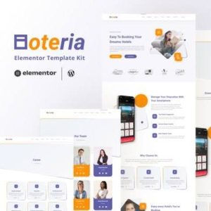Hoteria - Hotel Service Elementor Template Kit