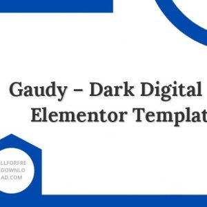 Gaudy – Dark Digital Agency Elementor Template Kit