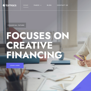 Tarmacs - Corporate & Finance Consulting Template Kit