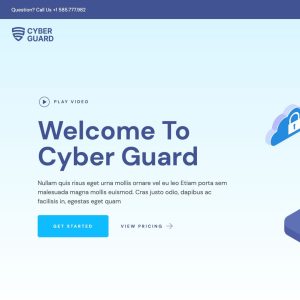 Cyberguard – Cyber Security Elementor Template Kit