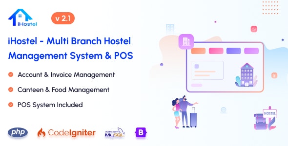 iHostel - iNiLabs Multi Branch Hostel Management System & POS